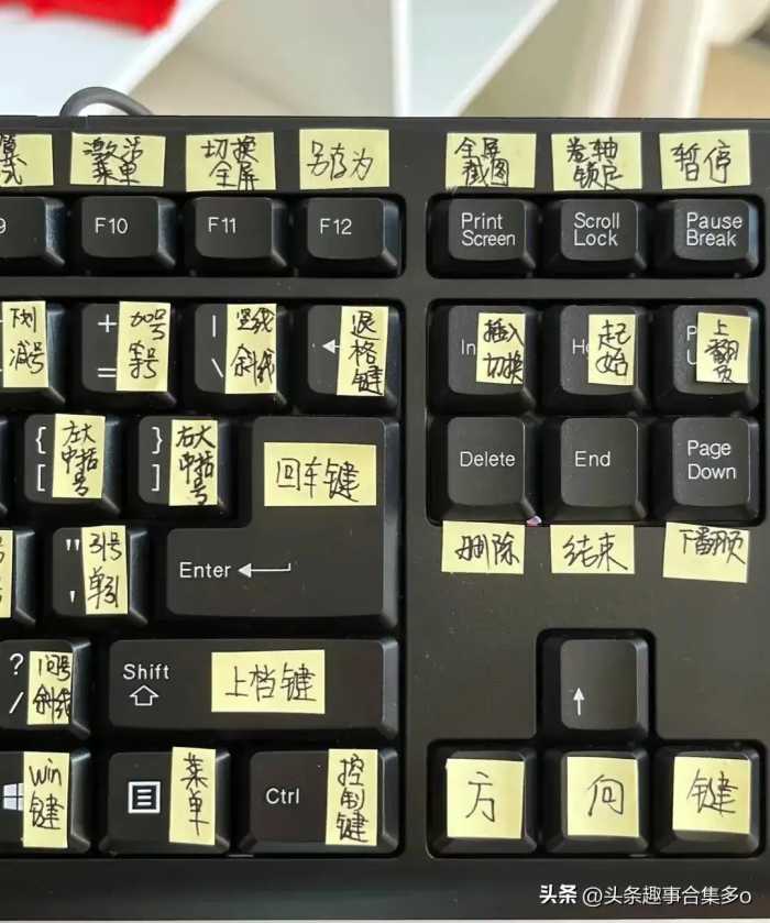 你可以不会电脑，但要知道键盘上的英文名称和常用的快捷键
